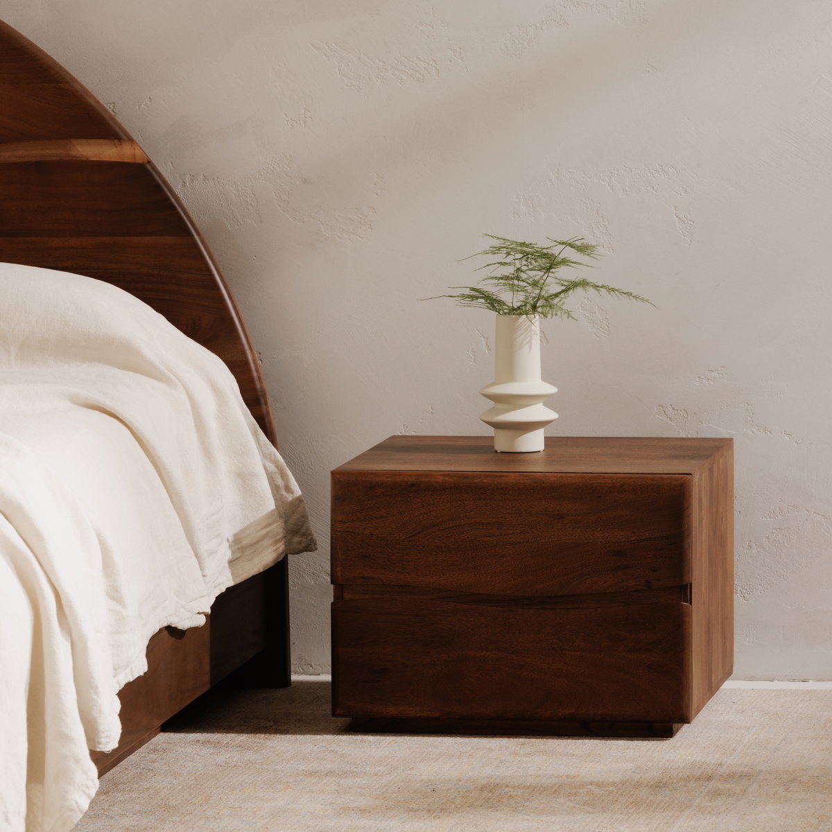 Watson Nightstand Brown, by Moe's Home, 22" width x 16" height x 21" depth View 11