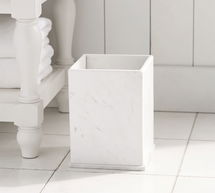 Online Designer Bathroom Monique Lhuillier Marble Waste Basket