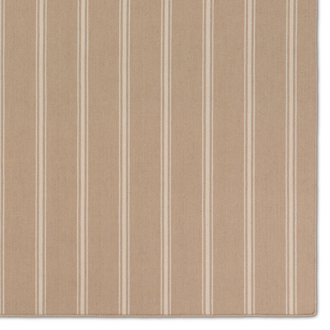 Memento Handmade Indoor/Outdoor Striped Beige/ Ivory large image 