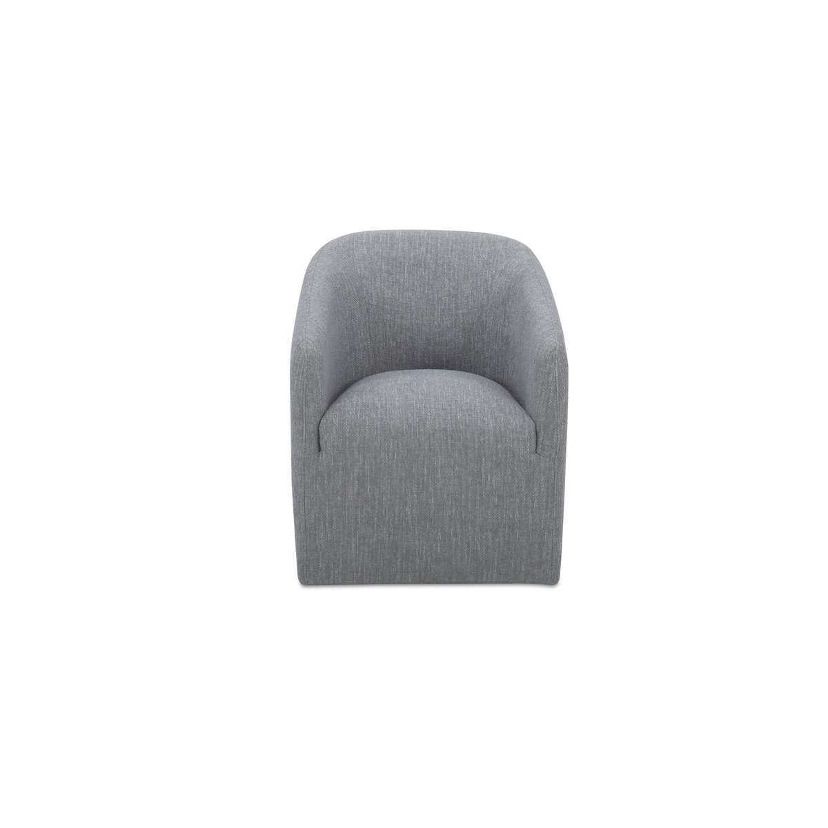 Sandy Rolling Dining Chair Grey, by Moe's Home, 26" width x 32" height x 26.5" depth View 1