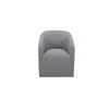 Sandy Rolling Dining Chair Grey, by Moe's Home, 26" width x 32" height x 26.5" depth thumbnail 1