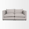 Halston 2 Piece Light Grey Sofa Set thumbnail 2