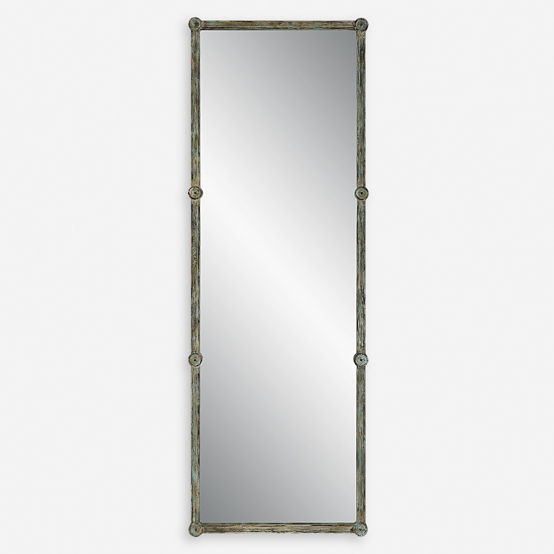 Gattola Gray Wash Dressing Mirror large image 