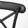 Etienne Low Back 26.25in Seat Counter Stool | Black Wood with Metal, Counter & Bar Stool by Mercana, 20.3" length x 22" width x 41.5" height thumbnail 7