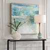 Blissful Hand Painted Abstract Art, by Uttermost, 42.75" width x 42.75" height x 2.25" depth thumbnail 6