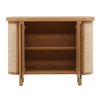 Elara Sideboard Natural, Sideboards & Buffet by Dovetail, 47.25" width x 36.25" height x 14" depth thumbnail 5