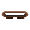 Ronin Coffee Table Brown, by Dovetail, 58" width x 15.5" height x 28" depth thumbnail 2