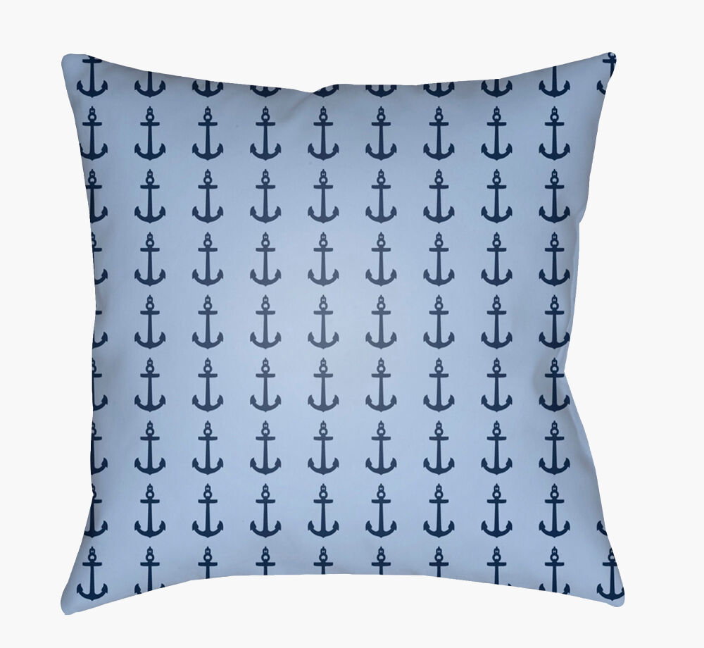 Carolina Coastal Accent Pillow, Decorative Pillow by Surya, 18" length x 18" width