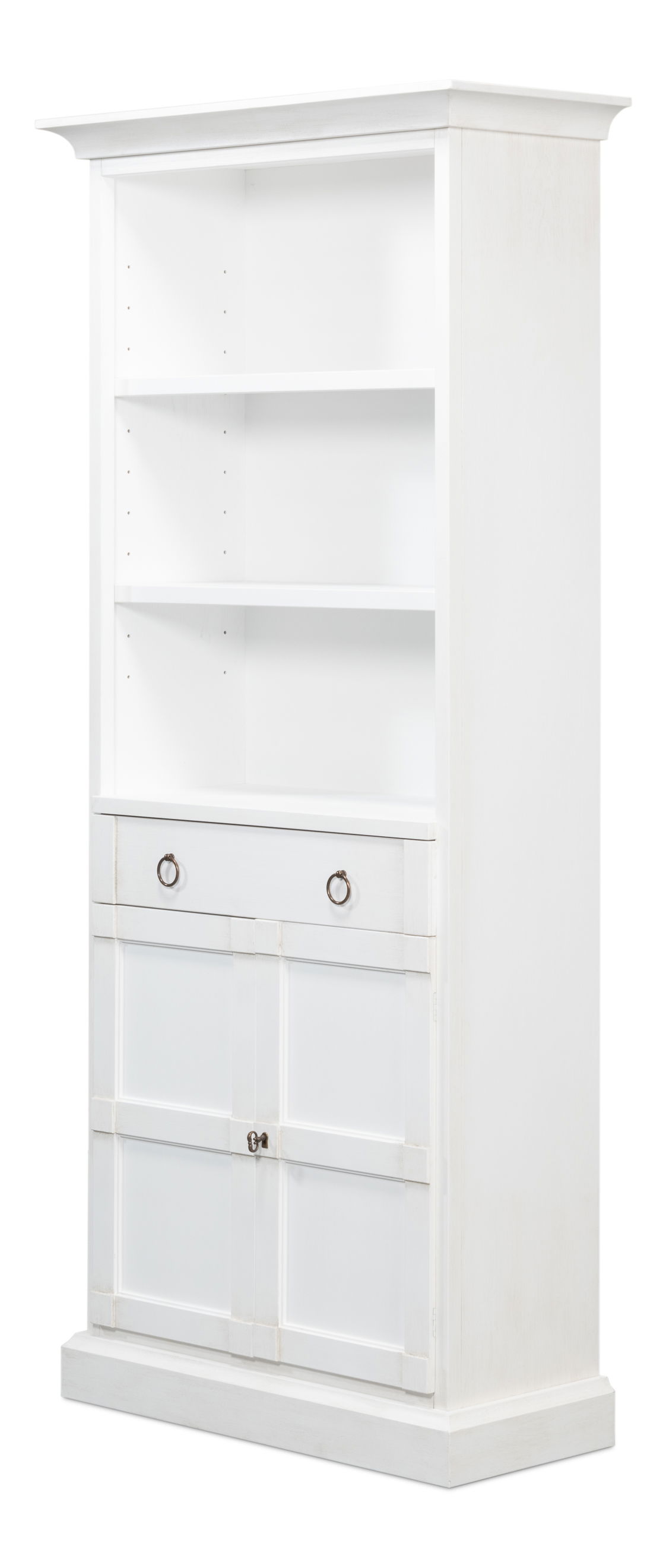 Bookcase With Doors, Cortina White large image 