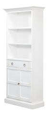 Bookcase With Doors, Cortina White thumbnail 9