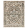 Winter Hand-Knotted Medallion Gray/ Blue Area Rug (7'9'X9'9') thumbnail 0