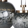 Cessair Art Glass Bottles Set/2, by Uttermost, 7" width x 10" height x 7" depth thumbnail 4