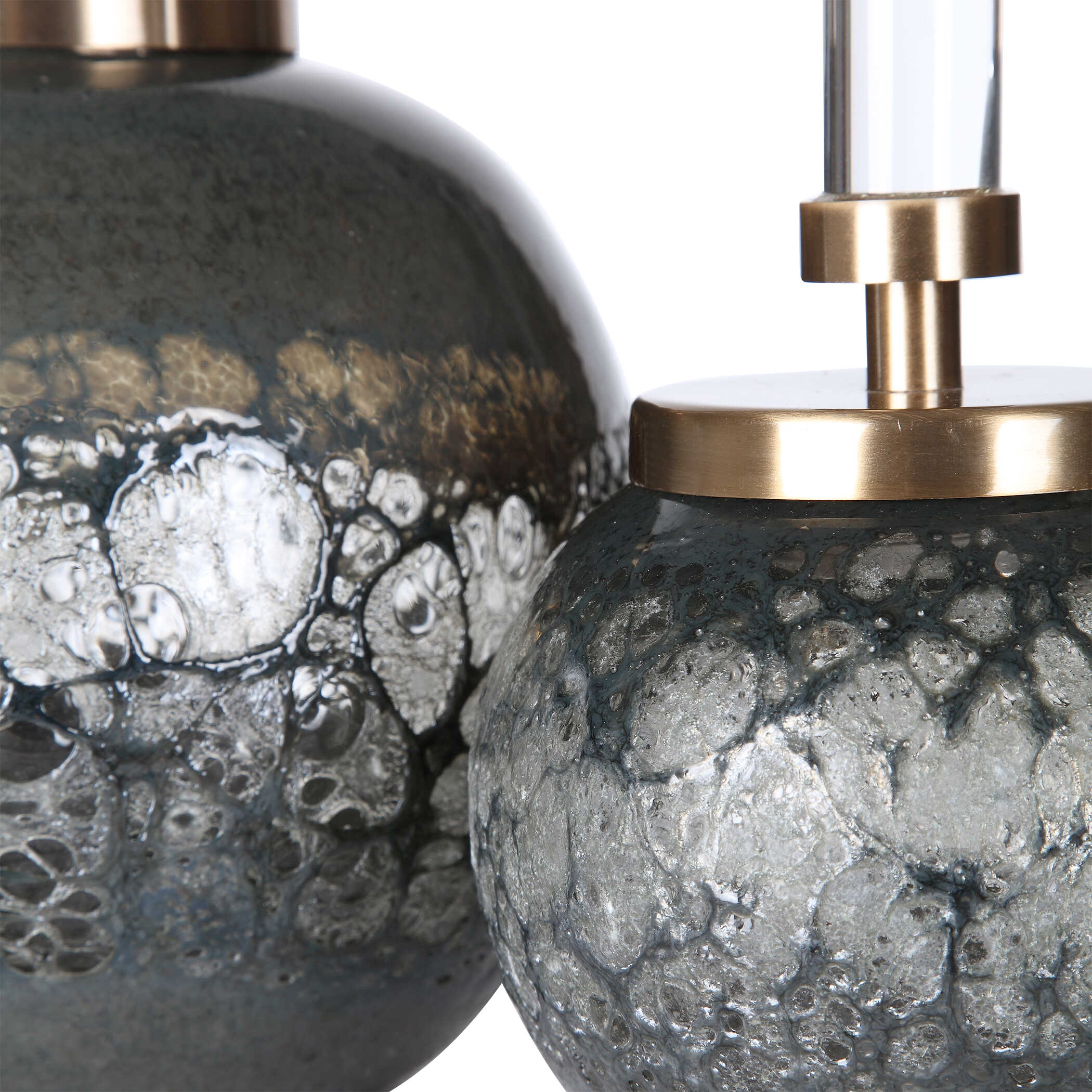 Cessair Art Glass Bottles Set/2 large image 