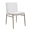 Ascend Textured White Dining Chair, by Uttermost, 19.7" width x 33.85" height x 23" depth thumbnail 3