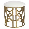 Trellis Geometric Accent Stool, Low Stool by Uttermost, 18" width x 20.5" height x 18" depth thumbnail 4