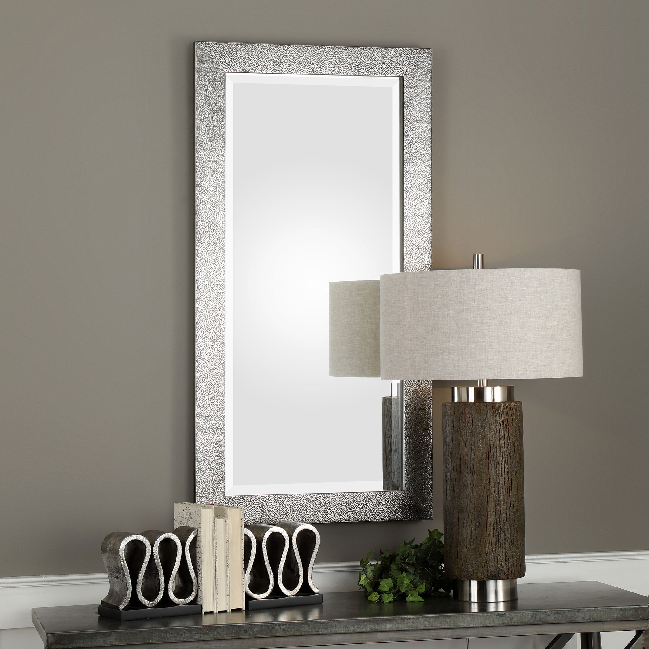 Tulare Metallic Silver Mirror large image 