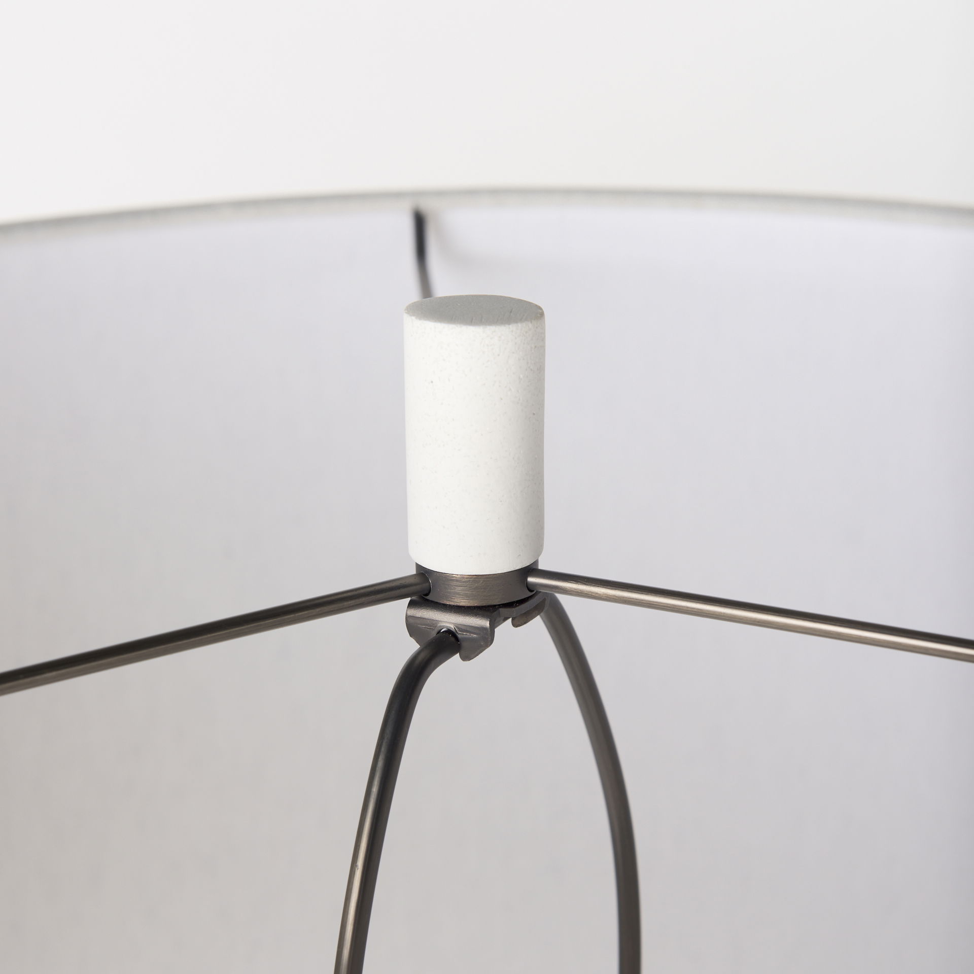 Tao 20.0L x 20.0W x 33.0H Cream Base with White Shade Table Lamp large image 