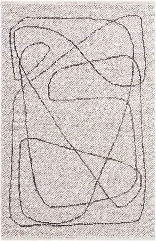 Provence Handmade Rug, by Surya, 1'6" length x 1'6" width