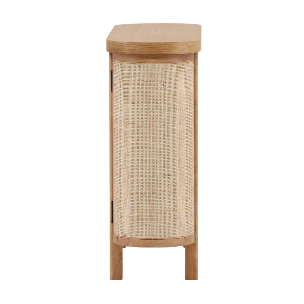 Elara Sideboard Natural, Sideboards & Buffet by Dovetail, 47.25" width x 36.25" height x 14" depth View 3