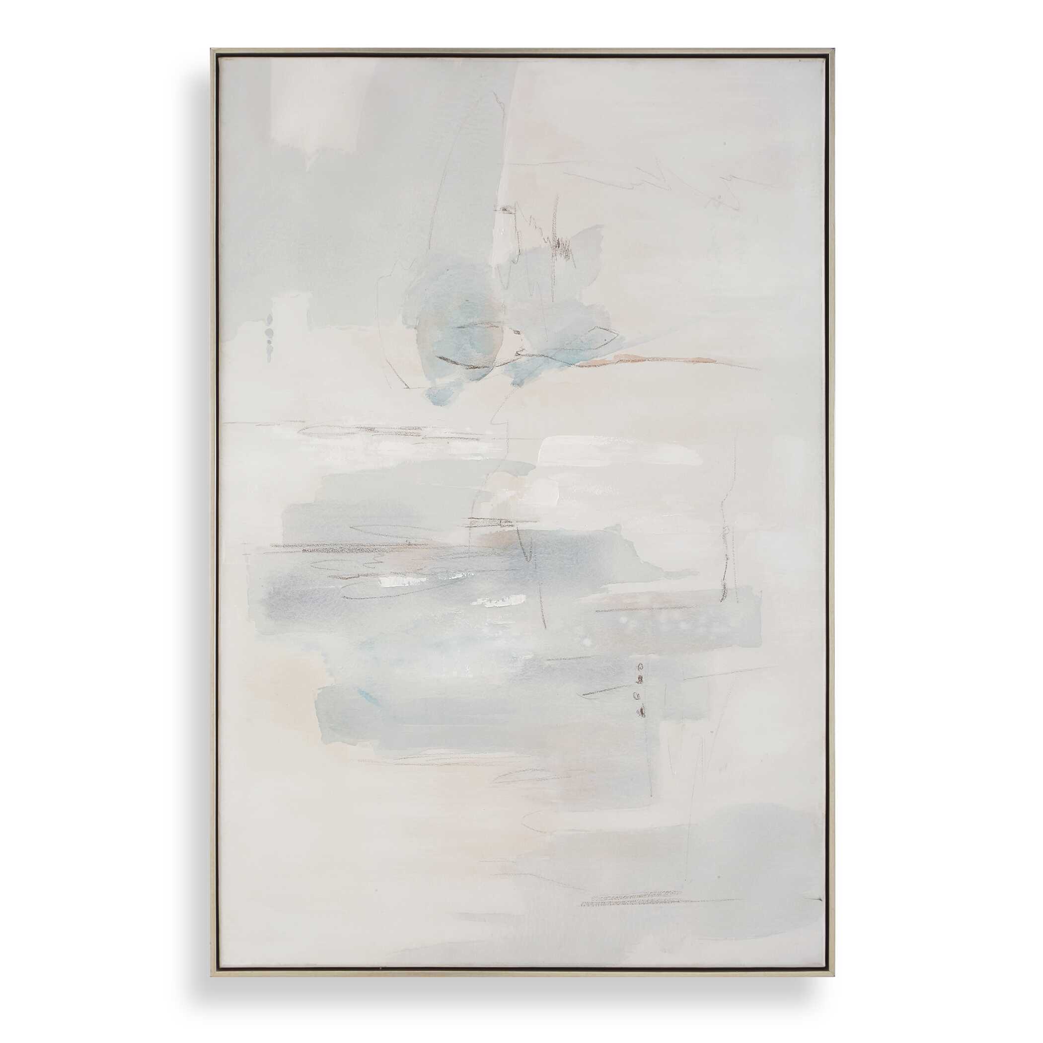 One And Only Hand Painted Abstract Art, Painting by Uttermost, 37" width x 55" height x 2" depth View 1