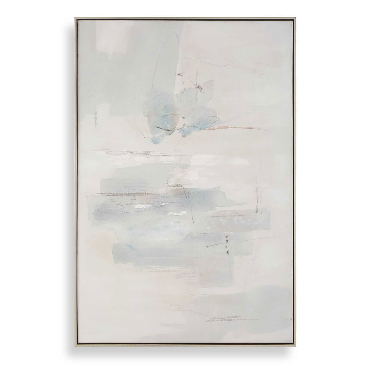 One And Only Hand Painted Abstract Art, by Uttermost, 37" width x 55" height x 2" depth View 1