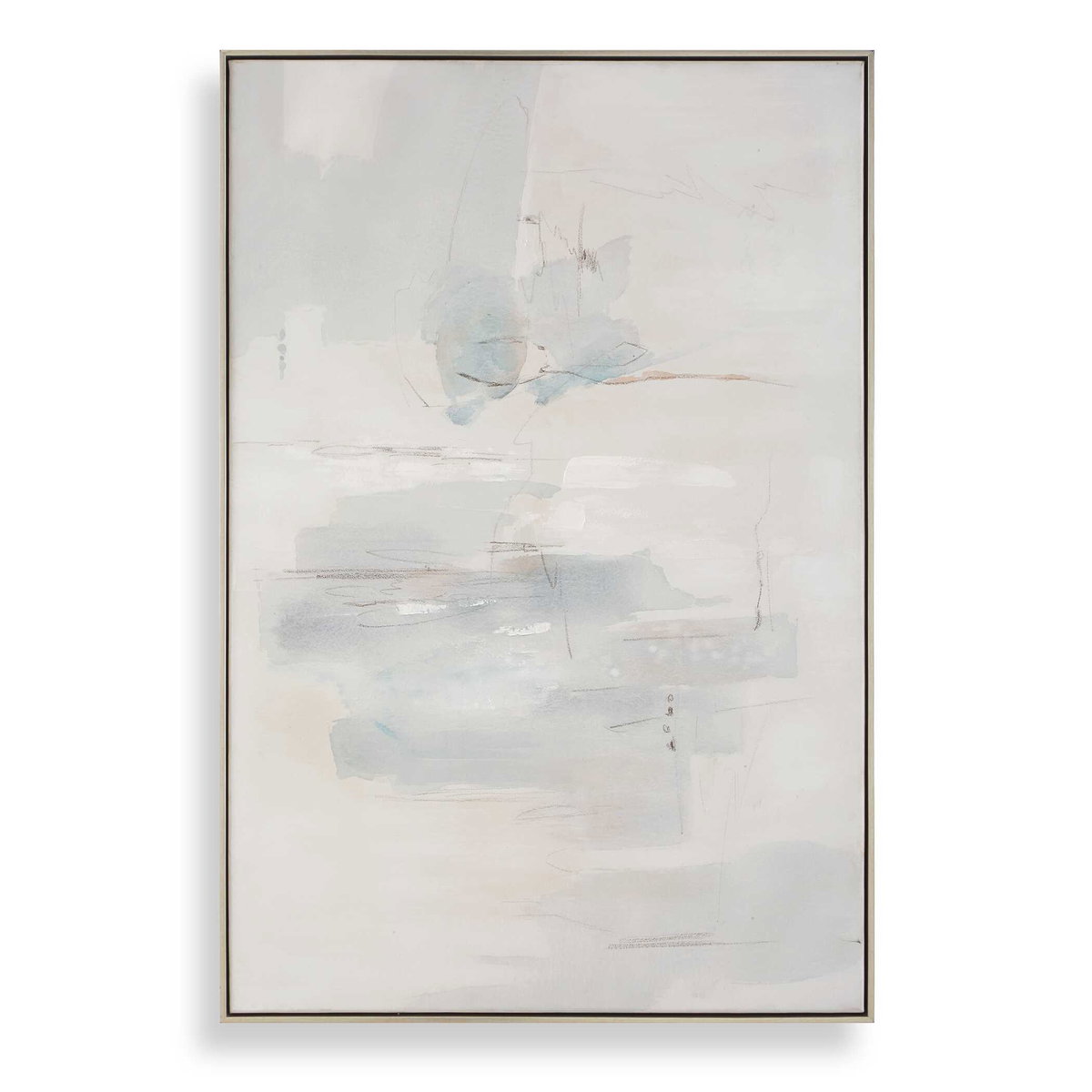 One And Only Hand Painted Abstract Art, by Uttermost, 37" width x 55" height x 2" depth View 1