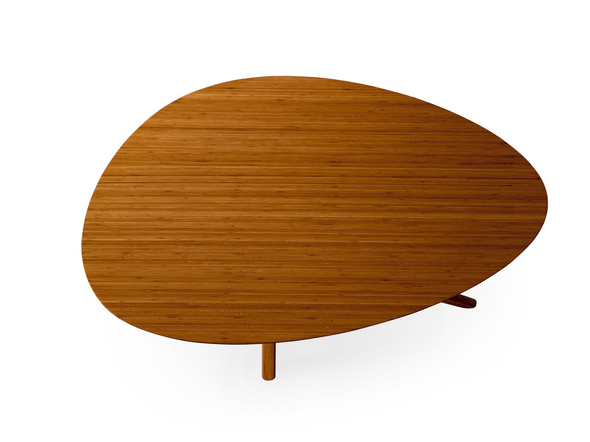 Rosemary Coffee Table, Amber, by Greenington, 34" length x 46.5" width x 16" height View 2
