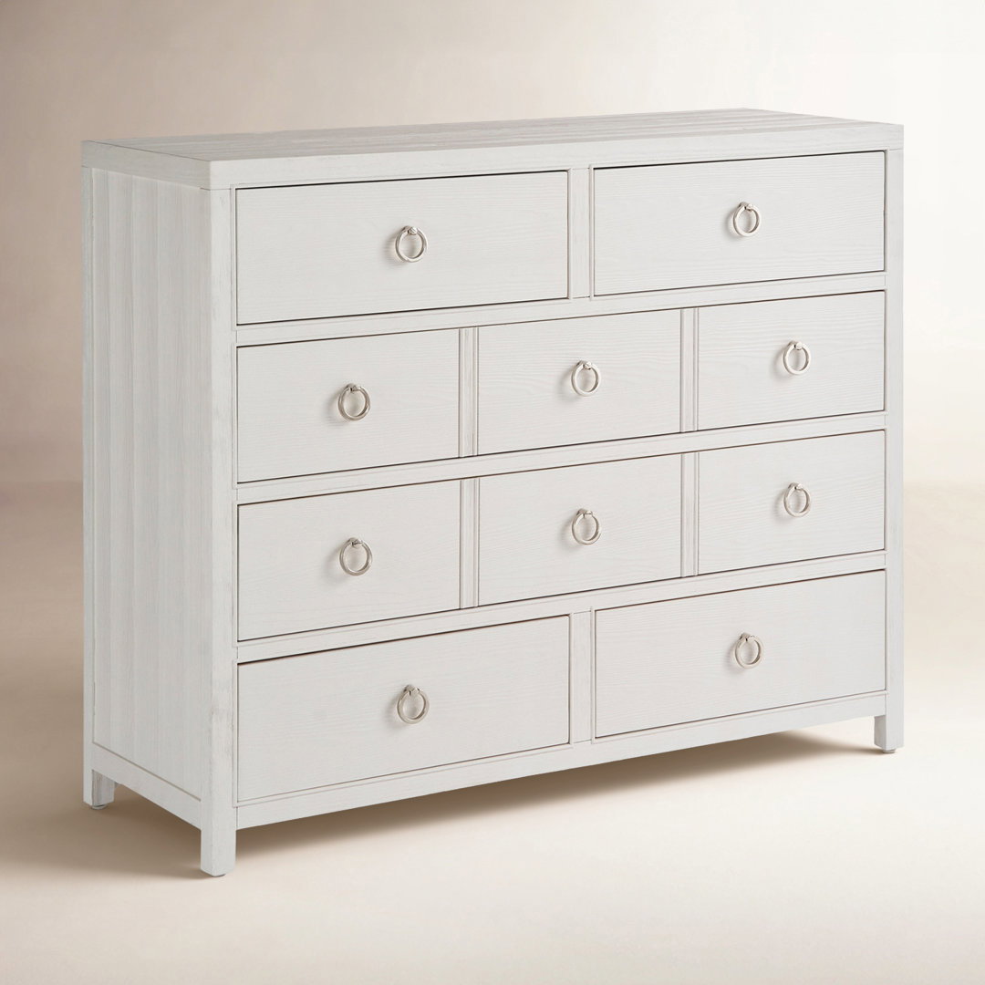 Pacific Grove 6 - Drawer Solid Wood Dresser, by Universal Furniture, 54" width x 44" height x 19" depth View 8