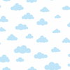 Disney Winnie the Pooh Cloud Blue Wallpaper, by York Wall, 33' length x 1'8.5" width x 0.02" depth thumbnail