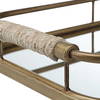 Rosea Brushed Gold Trays Set/2, Decorative Tray by Uttermost, 19.5" width x 3" height x 11" depth thumbnail 7