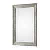 Leiston Metallic Silver Mirror, by Uttermost, 39.13" width x 59.13" height x 1.14" depth thumbnail 4