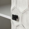 Savannah White Fir Veneer with Gray Metal 2-Door Accent Cabinet thumbnail 8