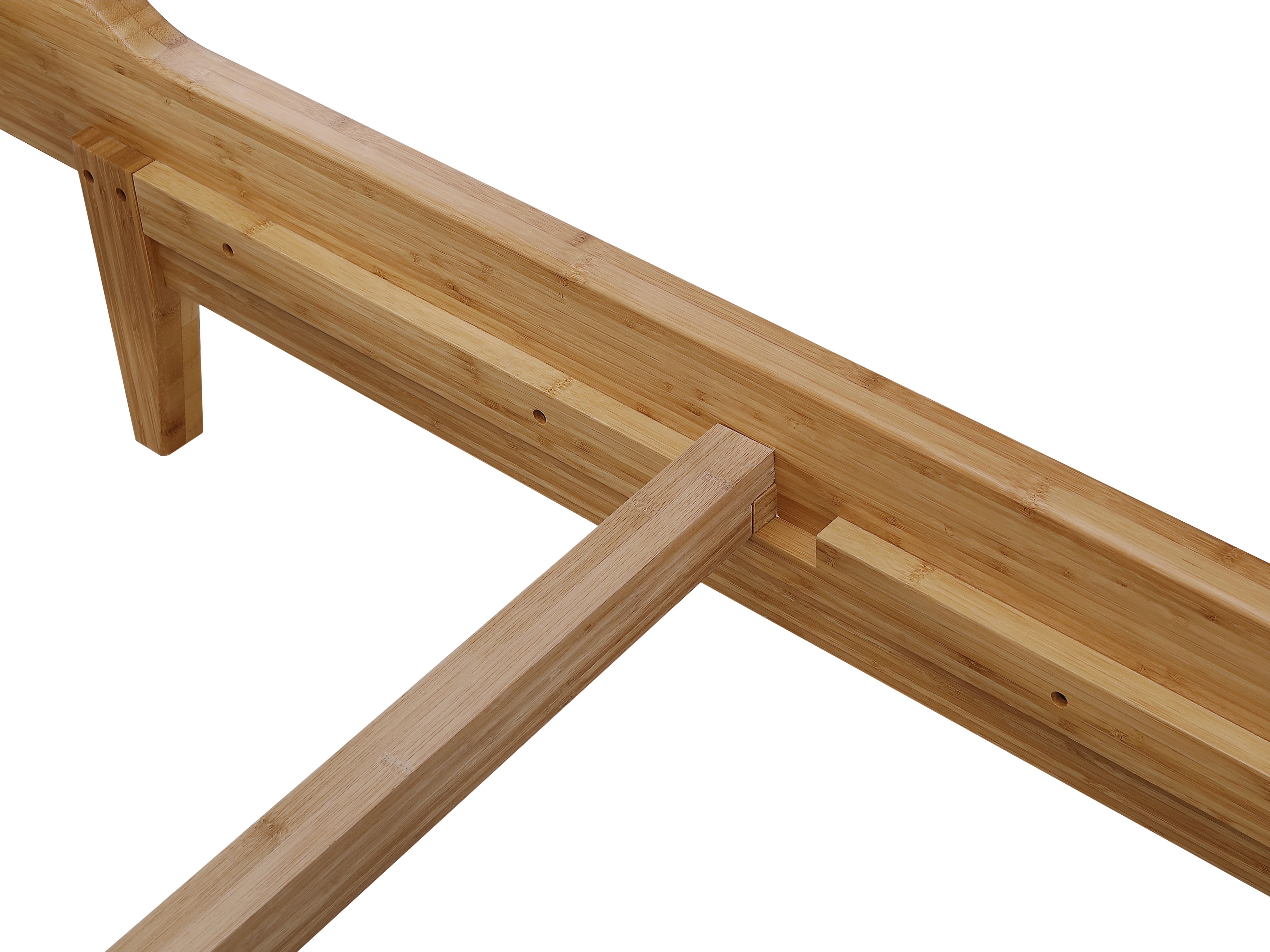 Currant Queen Platform Bed, Caramelized, by Greenington, 88" length x 63.75" width x 39.5" height View 4