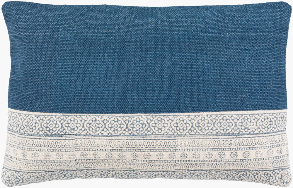Lola Lumbar Pillow, Decorative Pillow by Surya, 14" length x 22" width