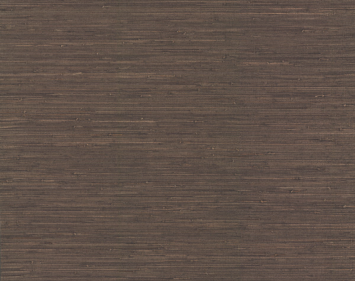 Knotted Grass Brown Wallpaper, by York Wall, 24' length x 3' width x 0.02" depth