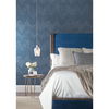 Navy Fabric Chevron Wallpaper thumbnail 1