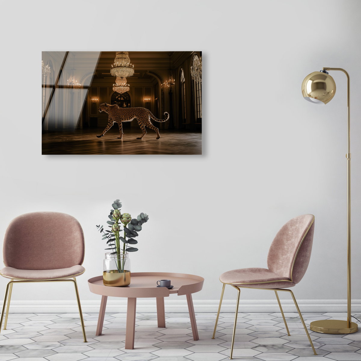 Wild in the Palace (No Embellishment), Art by Oliver Gal,  36x24 View 3