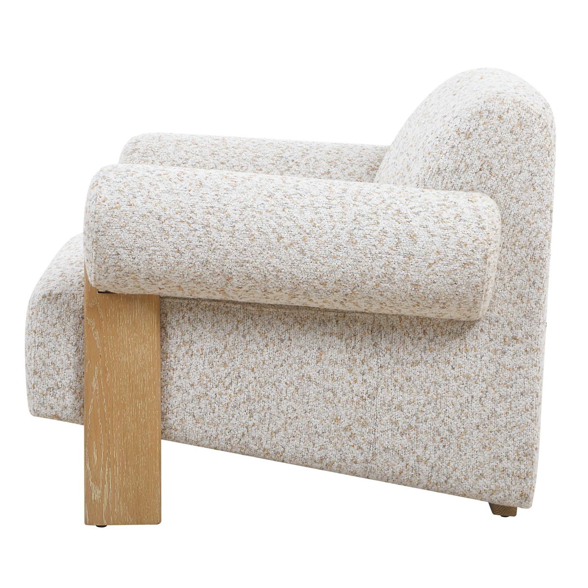 Juncture Upholstered Accent Chair, by Uttermost, 38.25" width x 28.5" height x 34.5" depth View 5