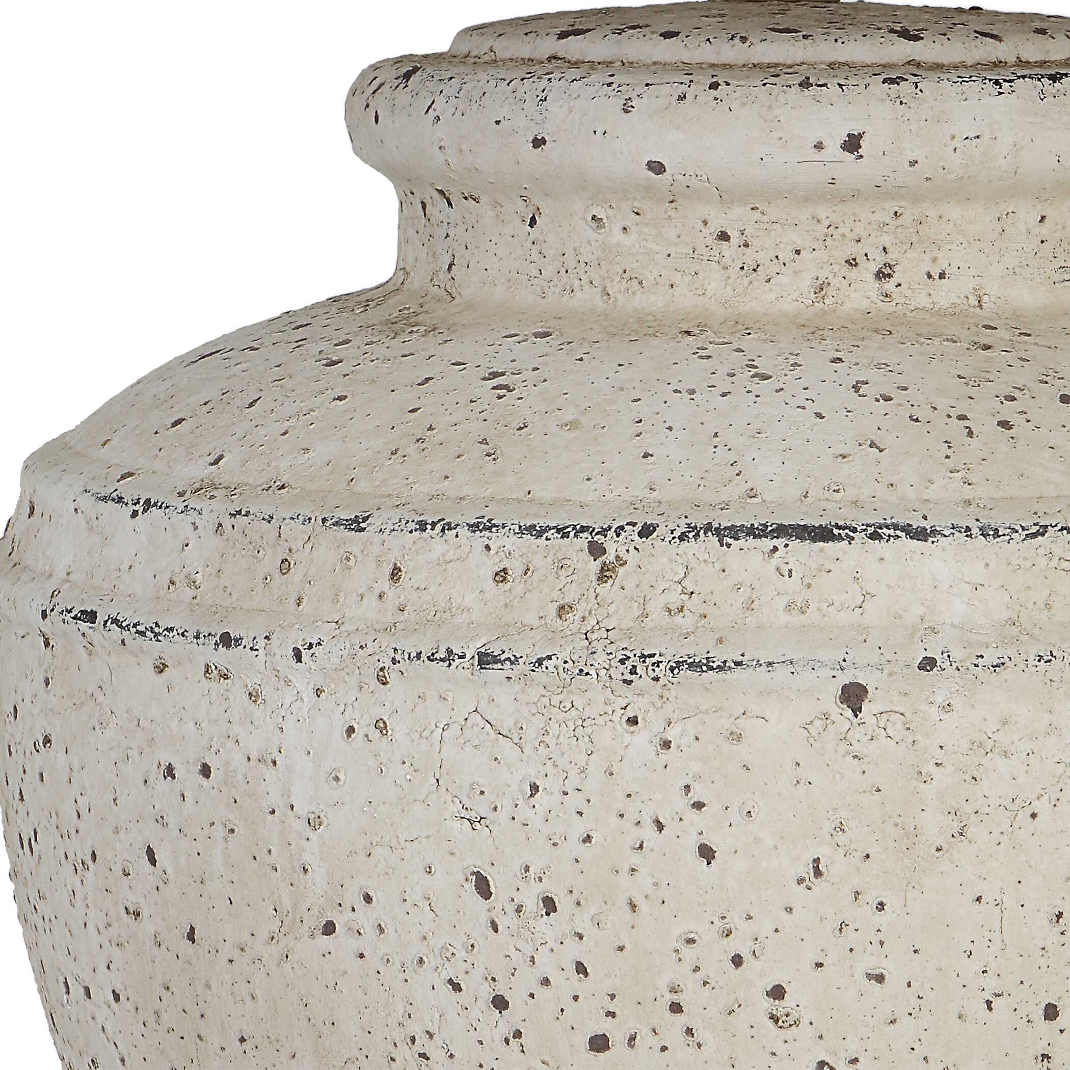 Artifact Aged Stone Table Lamp, by Uttermost, 18" width x 24.5" height x 18" depth View 7