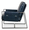 Edmonds Distilled Leather Chair,Blue thumbnail 8