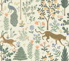 Menagerie Cream Peel & Stick Wallpaper thumbnail 0