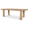 Anders Dining Table Large Natural, by Moe's Home, 98" width x 30" height x 42" depth thumbnail 3