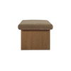 Gemma Storage Bench Taupe, Benche by Moe's Home, 60" width x 18.1" height x 24" depth thumbnail 3