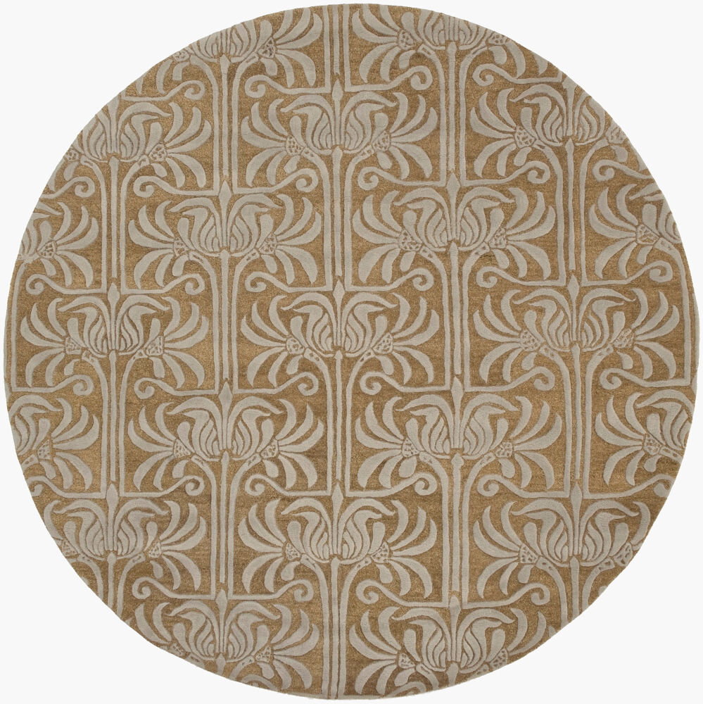 Natura Handmade Rug, by Surya, 1'6" length x 1'6" width