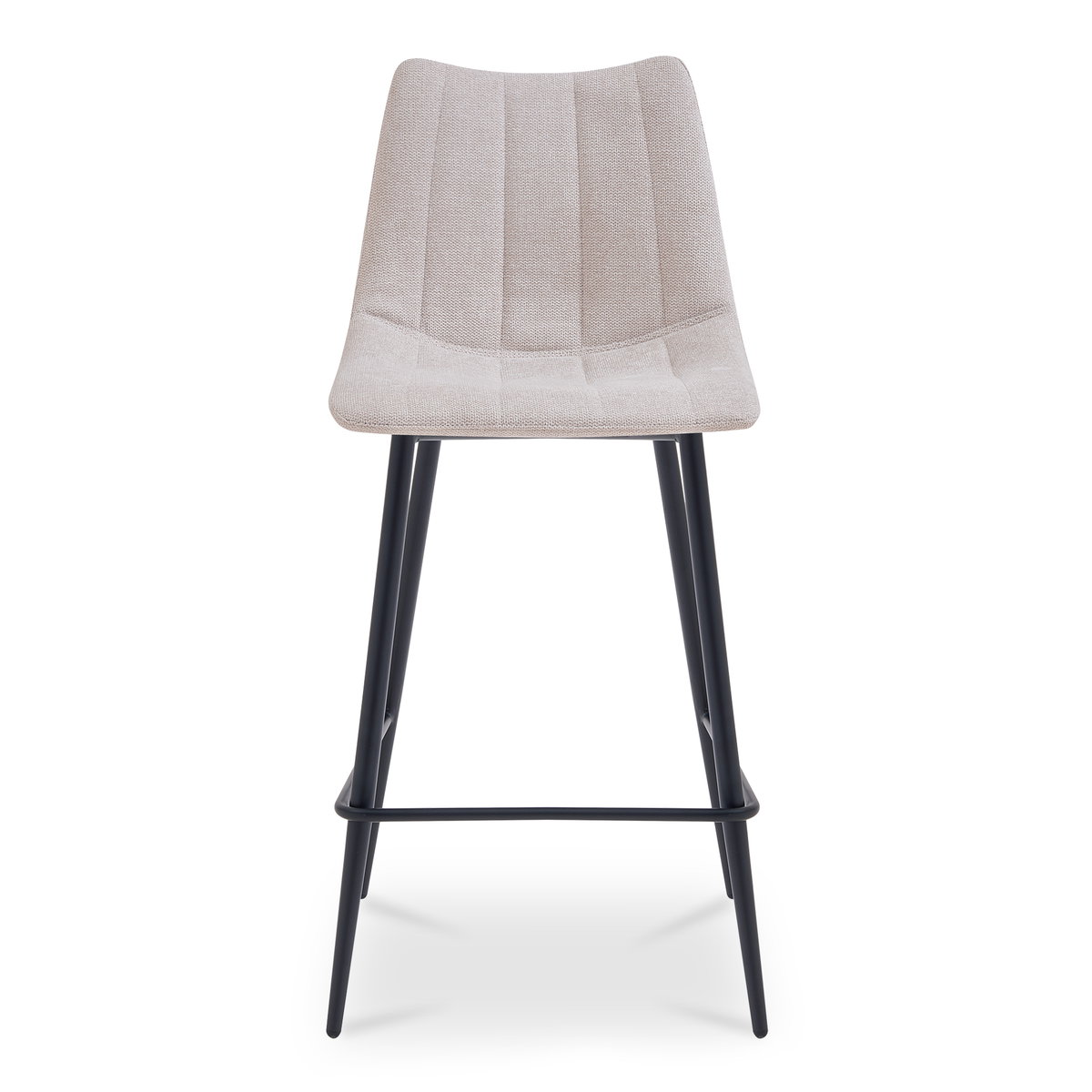 Alibi Bar Stool Beige-set Of Two, Counter & Bar Stool by Moe's Home, 17.7" width x 40.9" height x 20" depth View 4