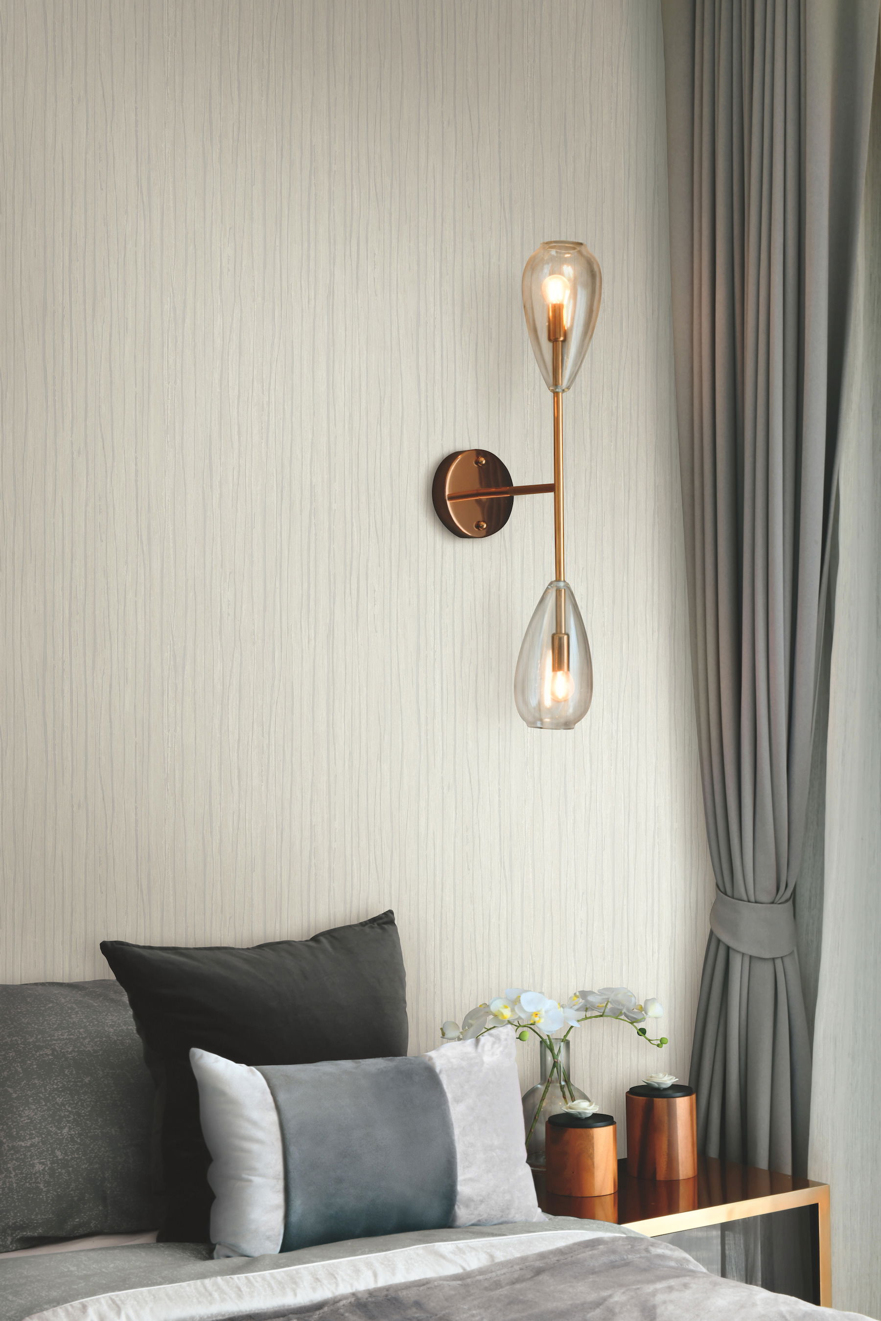 Temperate Veil Light Grey Wallpaper large image 