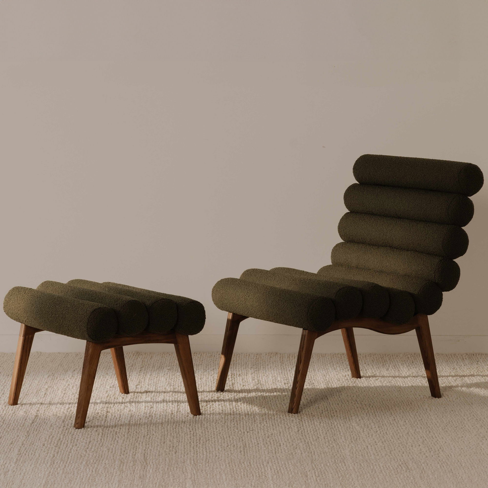 Arlo Accent Chair Dark Green large image 