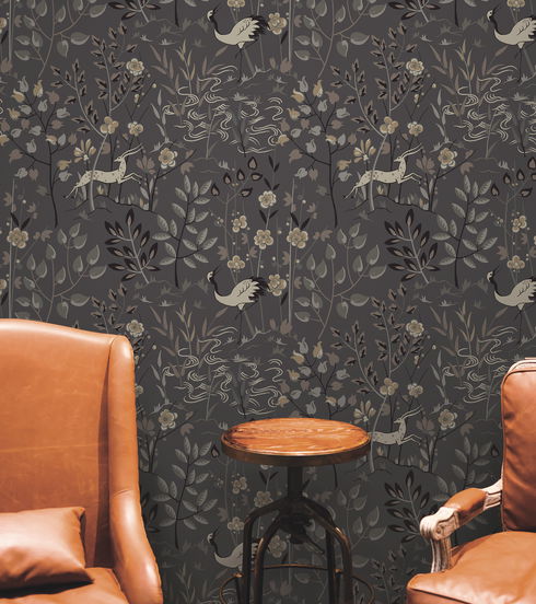 Aspen Grey Wallpaper