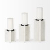 Sophia 5.5'L x 3.5'W x 10.5'H Marble Candle Holder Large, Candles & Candle Holder by Mercana, 5.5" length x 3.5" width x 10.5" height thumbnail 4