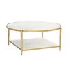 Circle/Square Cocktail Table, Coffee Table by Global Views, 45" width x 18" height x 45" depth thumbnail 1